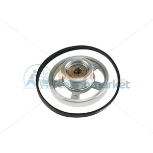 GRUNDIG ÇAMAŞIR KURUTMA MAKİNESİ KASNAK VE KAYIŞ TAKIMI 492204404 ORİJİNAL