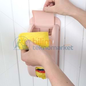 SUNUP SN-27113 DUVARA MONTELİ ÇÖP POŞETİ VE GALOŞ SAKLAMA KUTUSU