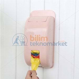 SUNUP SN-27113 DUVARA MONTELİ ÇÖP POŞETİ VE GALOŞ SAKLAMA KUTUSU