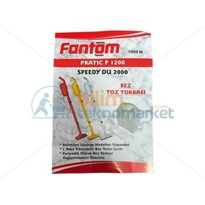 FANTOM PRATİK P 1200, SPEEDY DU 2000 DİK SÜPÜRGE TOZ TORBASI (BÜYÜK)