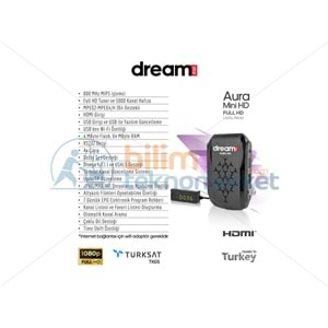 DREAMSTAR AURA MİNİ HD UYDU ALICISI