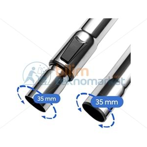35 MM TELESKOPİK METAL SÜPÜRGE UZATMA BORUSU