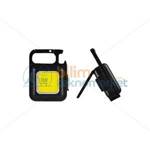 ŞARJLI LAMBA COB LEDLİ 3 FONKSİYONLU MIKNATISLI ANAHTARLIK LAMBASI 21489