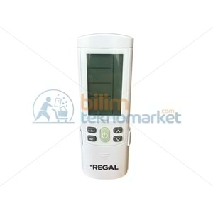 REGAL RAC-ZAC SERİSİ KLİMA KUMANDASI (FOSFORLU TUŞLU) BEYAZ 20742723 ORİJİNAL