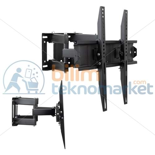 HAREKETLİ TV DUVAR ASKI APARATI 39''/65'' 99 İLE 165 EKRAN ARASI TÜM LCD-LED TV LER İÇİN ÇİFT KOLLU KİLİTLİ MODEL 24478