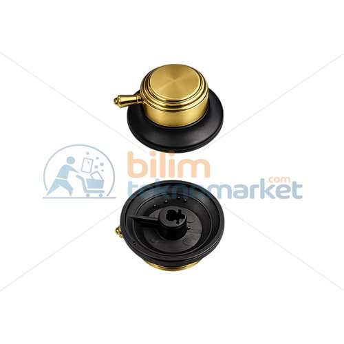 KUMTEL OCAK İÇİN RUSTİK DÜĞME (GOLD-SİYAH) 2A000D0200 ORİJİNAL