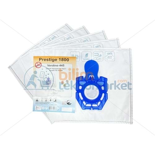 FAKİR PRESTİJ 1800 SÜPÜRGE TOZ TORBASI SENTETİK ELYAF 5,Lİ PAKET