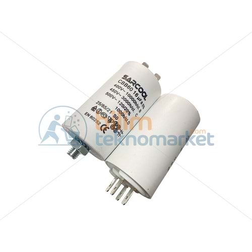 16 UF 450V KAPASİTÖR PLASTİK GÖVDELİ KONDANSATÖR