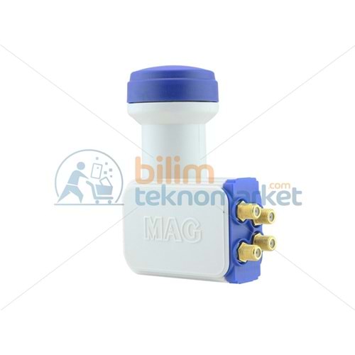 DÖRTLÜ LNB BAĞIMSIZ ÇIKIŞLI QUAD ALTIN UÇLU NEC CHIP LNB 0.1DB