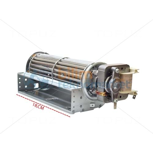 RADYAN FAN MOTORU 18 CM 680-180 BAKIR SARGI 220V 50/60 HZ