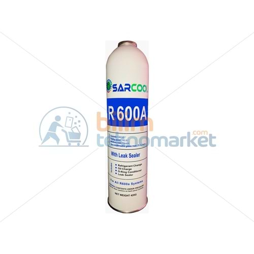 SARCOOL R-600A BUZDOLABI SOĞUTUCU GAZI 420 GR
