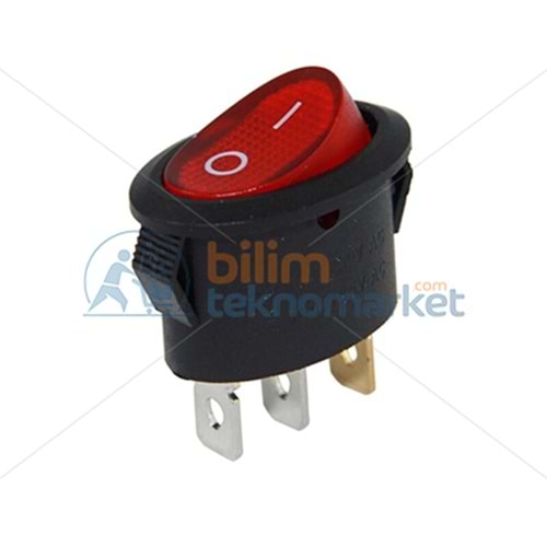 TOST MAKİNESİ İÇİN OVAL IŞIKLI ON/OFF AÇMA KAPAMA ANAHTARI 220V