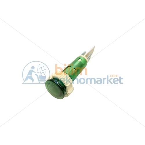 SİNYAL LAMBASI GEÇMELİ SOKETLİ 10 MM-YEŞİL