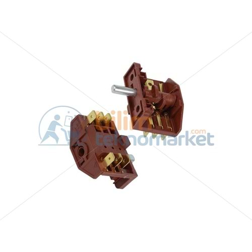 FIRIN İÇİN 3+3 KONUM ÇEVİRMELİ KOMÜTATÖR ŞALTER MİL-3800