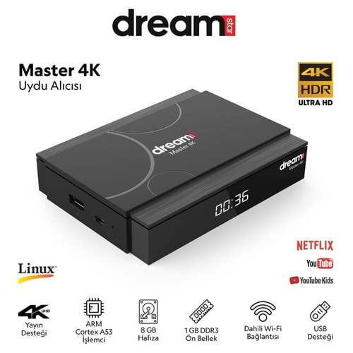 DREAMSTAR MASTER 4K UYDU ALICISI