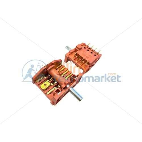 FIRIN 4+4 KONUM ÇEVİRMELİ KOMÜTATÖR ŞALTERİ MİL-4500