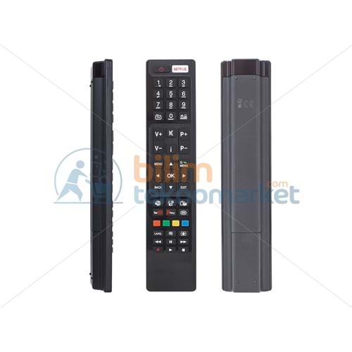 VESTEL RC4848F RC5 NETFLIX-YOUTUBE-PLAY TUŞLU LED TV KUMANDASI 30094759