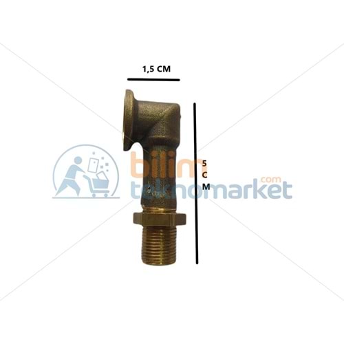 SEMAVER ÇAY KAZANI MUSLUK BAĞLANTI DİRSEĞİ_KISA BOYUN_CR921181