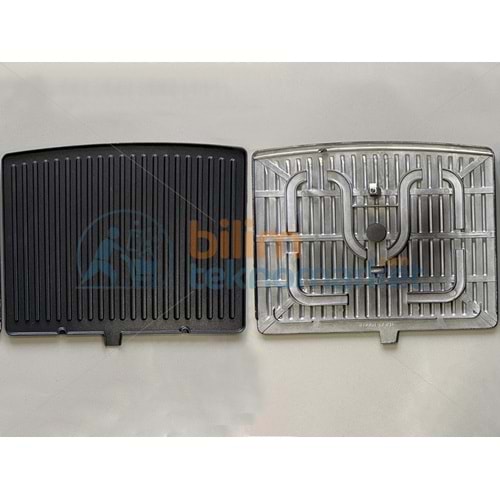 VESTEL V-BRUNCH ŞÖLEN T3000 INOX TOST MAKİNESİ VE IZGARA ALT ISITICI PLAKA (1 ADET) 40055320 ORİJİNAL