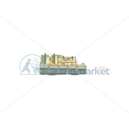 SEG SCM 7100T ÇAMAŞIR MAKİNESİ 5 Lİ F2 BUTONU VE IŞIK TAŞIYICISI 42105838 ORİJİNAL