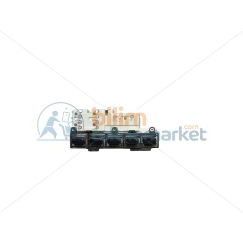 VESTFROST VFR 7101 CM / 7101 S ÇAMAŞIR MAKİNESİ 5 Lİ F2 BUTONU VE IŞIK TAŞIYICISI 42107511 ORİJİNAL