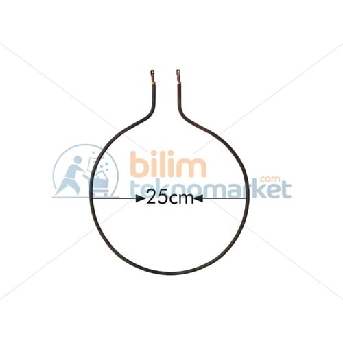 AMPUL TİPİ ORTA FIRIN BORU REZİSTANSI (İNCE) CR114142