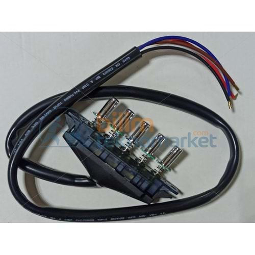 VESTEL ADRC-6000 RUSTİK DAVLUMBAZ TUŞ TAKIMI UZUN BUTON 43106769 ORİJİNAL