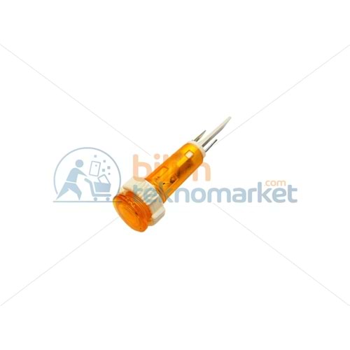 SİNYAL LAMBASI GEÇMELİ SOKETLİ 10 MM-TURUNCU