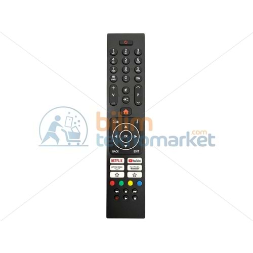 Hİ-LEVEL 43HL660 SM.LED TV KUMANDASI UK/43135P BLACK NOBRAND 30108039/30110072 ORİJİNAL