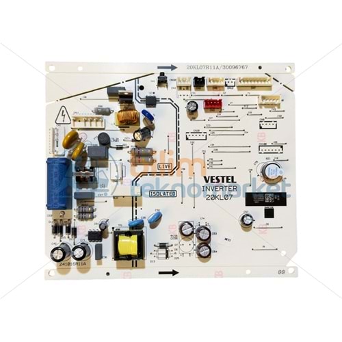VESTEL İNVERTER KLİMA İÇ ÜNİTE ANAKARTI PCB KART 32030468/22069076 ORİJİNAL