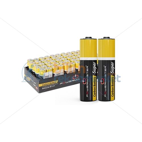 1.5 VOLT ÇİNKO KARBON AA KALIN KALEM PİL (SAAT PİLİ) 2,Lİ