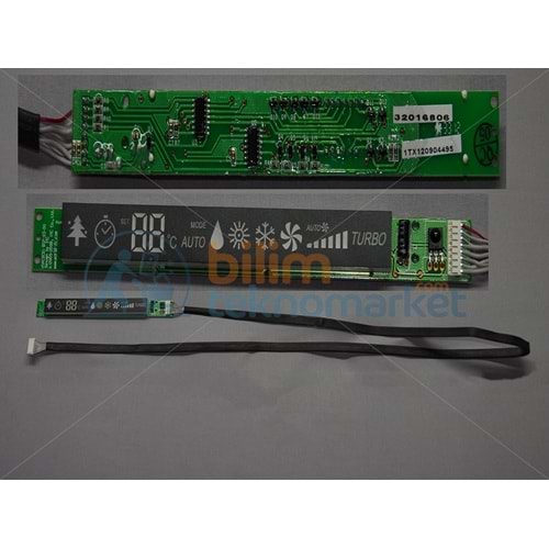 SEG KLİMA İÇ ÜNİTE LED DİSPLAY KARTI 32019746/32009628/32016806