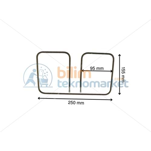 KORKMAZ TOST MAKİNESİ REZİSTANSI (900W - 110V) CR115128 ORİJİNAL