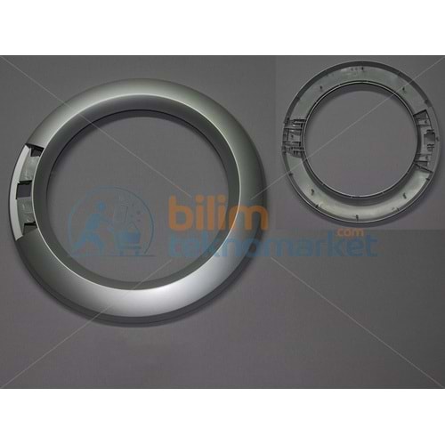 VESTEL INTRATON-HIDRA SERİSİ ÇAMAŞIR MAKİNESİ KAPI DIŞ ÇERÇEVE PLASTİĞİ (MAT KROMAJ) 42008572 ORİJİNAL