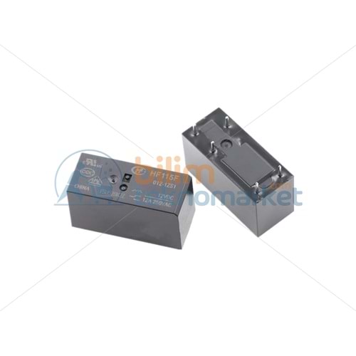 HF115F/012-1ZS1 12V DC 12A 250V 5,PİN RÖLE ORİJİNAL
