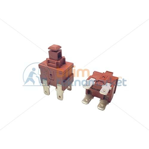 ELEKTRİKLİ SÜPÜRGE İÇİN DİK ÇIKIŞLI ON/OFF ANAHTARI - ŞALTER (4 SOKETLİ)