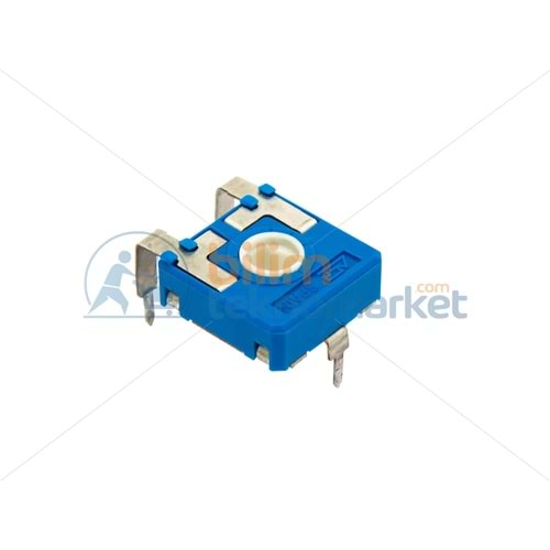 10K KOMBİ AYAR TRİMPOTU YATIK 17.5MM (MAVİ)