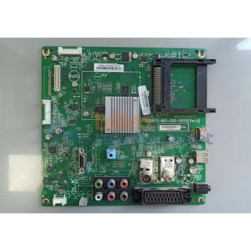 PHILIPS 39PFL3108K/12 715G5675-M01-000-005K 006LP0453347A E243951 705TQDPL185 TV ANAKART ORİJİNAL