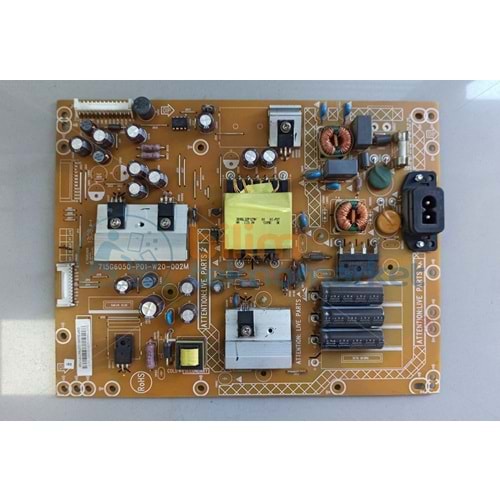 PHILIPS 39PFL3108K/12 715G6050-P01-W20-002M E168066 TV BESLEME KARTI ORİJİNAL