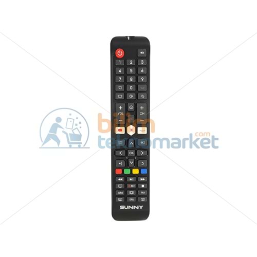 SUNNY-AXEN-WOON-HILEVEL-PREO-ELTON NETFLIX-YOUTUBE TUŞLU LCD LED TV KUMANDASI (70143=40173=12853)
