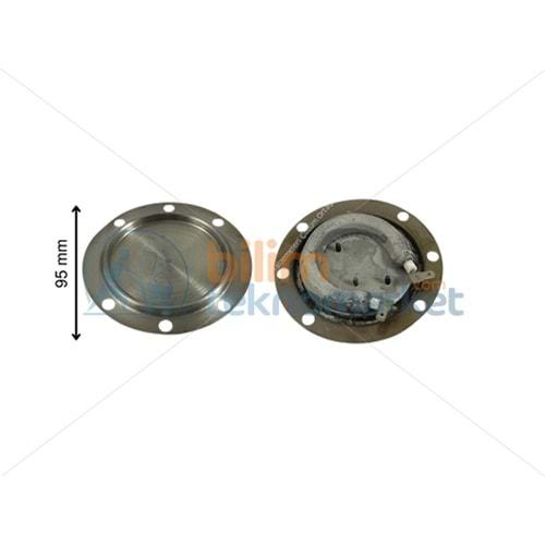 GİZLİ CEZVE REZİSTANSI 220V 700W 95 MM 6 DELİKLİ CR112535