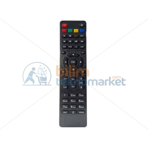 BOTECH PIKO 500 HD UYDU KUMANDASI_EPG TUŞLU