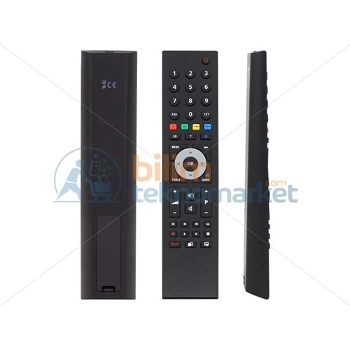 ARÇELİK, BEKO GRİ GÖBEK 3D TUŞLU LED TV KUMANDASI 32740*