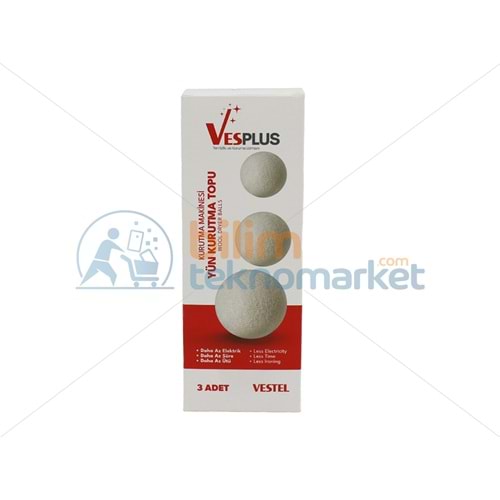 YÜN ÇAMAŞIR KOLAY KURUTMA TOPU 3,LÜ 43237183 ORİJİNAL