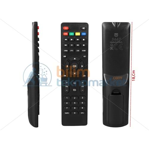 REDLINE TS-100 HD VE T SERİSİ XTREAM TUŞLU HD UYDU CİHAZI KUMANDA 40051 3447