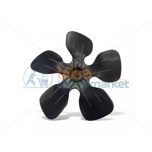 BUZDOLABI FAN MOTORU DIŞ PERVANESİ PLASTİK 5,KANAT (12 CM)