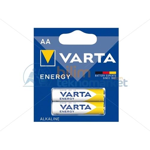 VARTA ENERGY AA ALKALİN (KALIN) KALEM PİL 2’Lİ PAKET