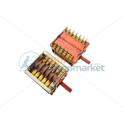 FIRIN ŞALTERİ ÇEVİRMELİ KOMUTATÖR 6+6 BAĞIMSIZ AYAK END1080