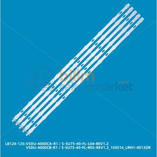 SAMSUNG UE40JU6070U TELEVİZYON LED BAR GRB. ORİJİNAL-LB124/125