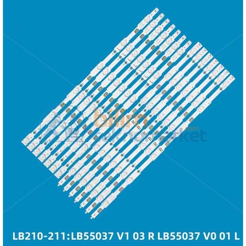PHİLİPS 55PUK4900/12 TELEVİZYON LED BAR GRB. ORİJİNAL -LB210